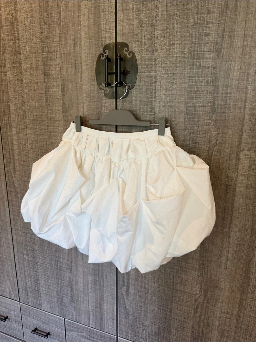 Zara Collection‎ White Balloon Mini Skirt